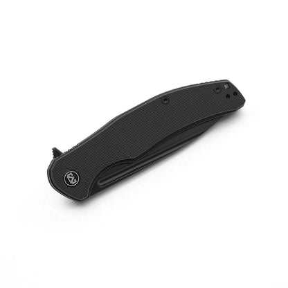 Miguron Knives Velona - 4.22" 14C28N Black PVD Blade, Black G10 Handle