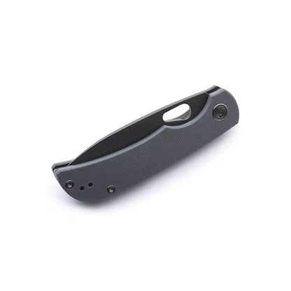 Miguron Knives Moyarl - 3.5" 14C28N Dark Grey PVD Blade, Grey G10 Handle