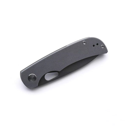 Miguron Knives Moyarl - 3.5" 14C28N Dark Grey PVD Blade, Grey G10 Handle