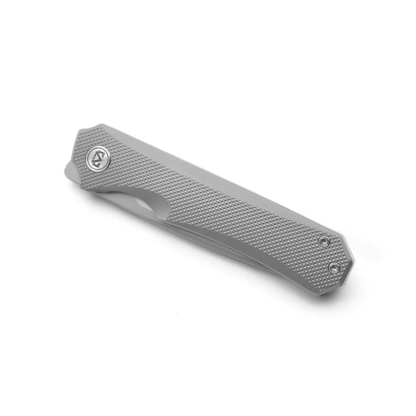 Miguron Knives Koraki II - 3.25" M390 Blade, Sandblasted Titanium Handle