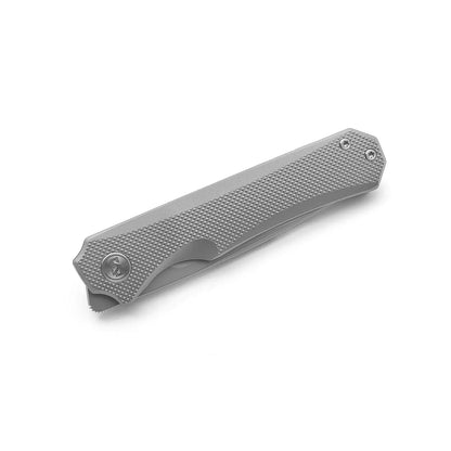 Miguron Knives Koraki II - 3.25" M390 Blade, Sandblasted Titanium Handle