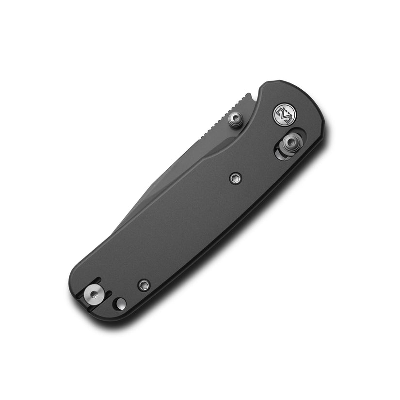 Miguron Katou - 2.97" 14C28N Grey PVD Blade, Grey PVD Aluminium Handle