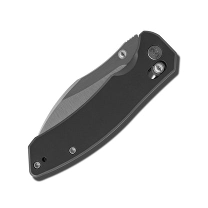 Miguron Norsa - 3.07" Elmax Satin Blade, Grey Titanium Handle
