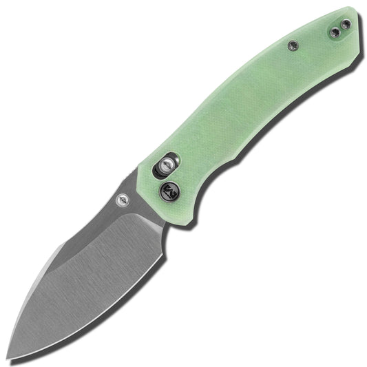 Miguron Norsa - 3.07" D2 Blade, Glow-in-the-dark Jade G10 Handle