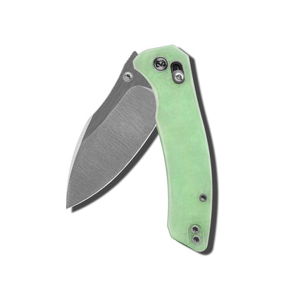 Miguron Norsa - 3.07" D2 Blade, Glow-in-the-dark Jade G10 Handle