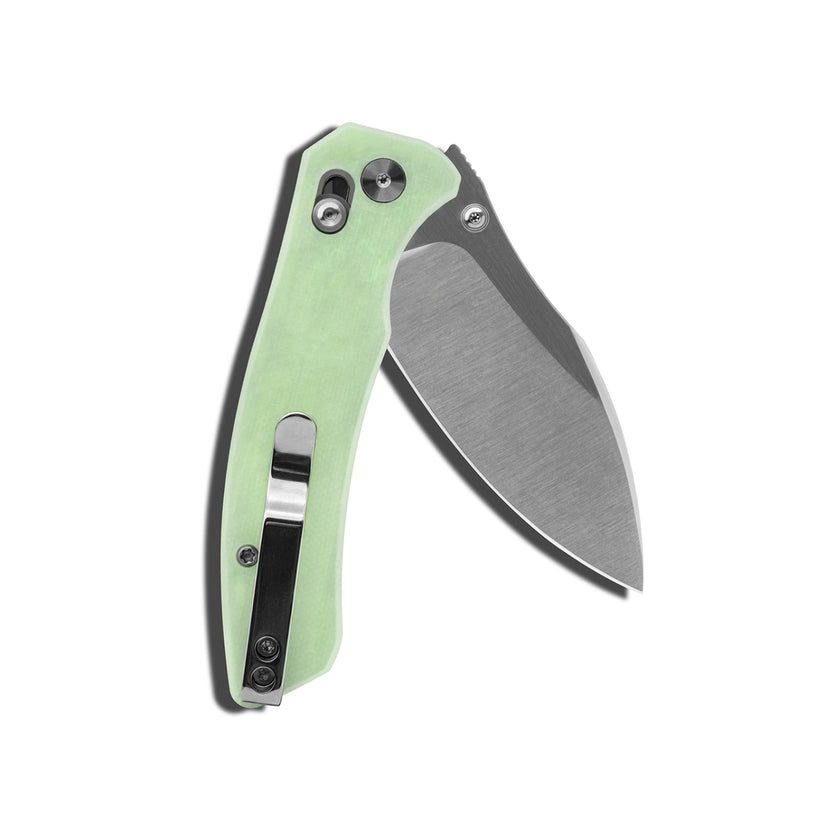 Miguron Norsa - 3.07" D2 Blade, Glow-in-the-dark Jade G10 Handle
