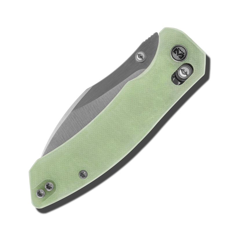 Miguron Norsa - 3.07" D2 Blade, Glow-in-the-dark Jade G10 Handle