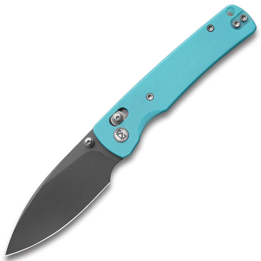 Miguron Vakor - 3.15" 14C28N Dark Grey PVD Blade, Blue G10 Handle