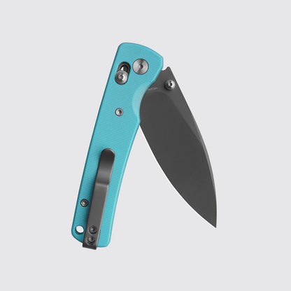 Miguron Vakor - 3.15" 14C28N Dark Grey PVD Blade, Blue G10 Handle
