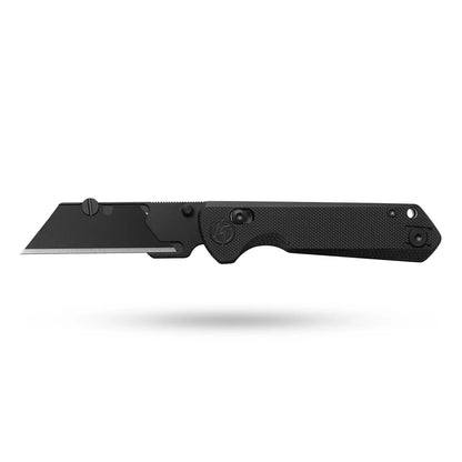 Olitans Adélie Penguin G076 - 2.68" Black Utility Blade, Black G10 Handle