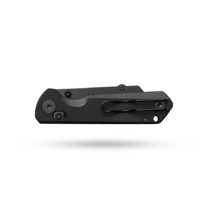 Olitans Adélie Penguin G076 - 2.68" Black Utility Blade, Black G10 Handle