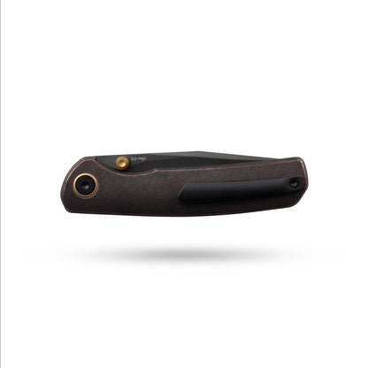 Olitans Gecko M070 - 3.07" SLD-Magic DLC Blade, Copper Handle
