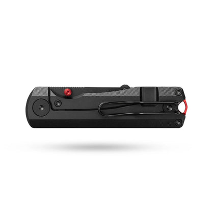 Olitans Ti Nova T078 - 2.68" Black Utility Blade, Black Titanium Handle