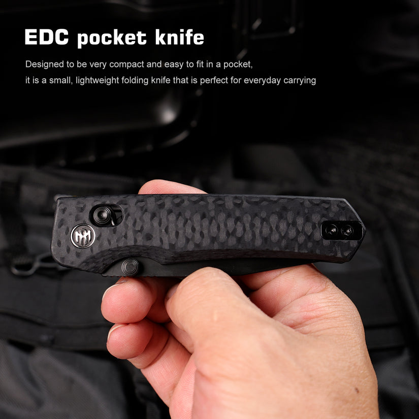 Remette RT-Aurora - 2.75" 14C28N Black Blade, Black Raindrop G10 Handle. AURA-G2