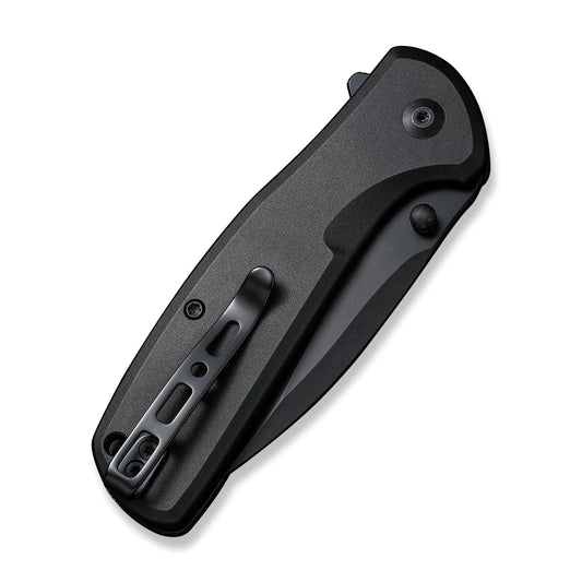 Sencut ArcBlast S22043B-1 - 2.98" 9Cr18MoV Black Blade, Back Aluminium Handle