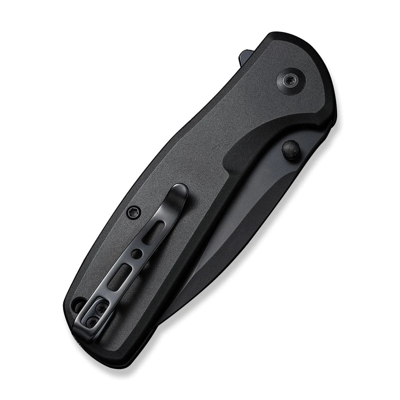 Sencut ArcBlast S22043B-1 - 2.98" 9Cr18MoV Black Blade, Back Aluminium Handle