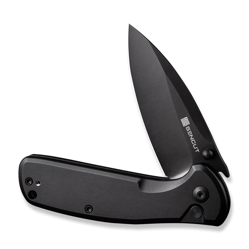Sencut ArcBlast S22043B-1 - 2.98" 9Cr18MoV Black Blade, Back Aluminium Handle