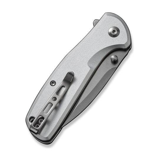 Sencut ArcBlast S22043B-2 - 2.98" 9Cr18MoV Satin Blade, Silver Aluminium Handle