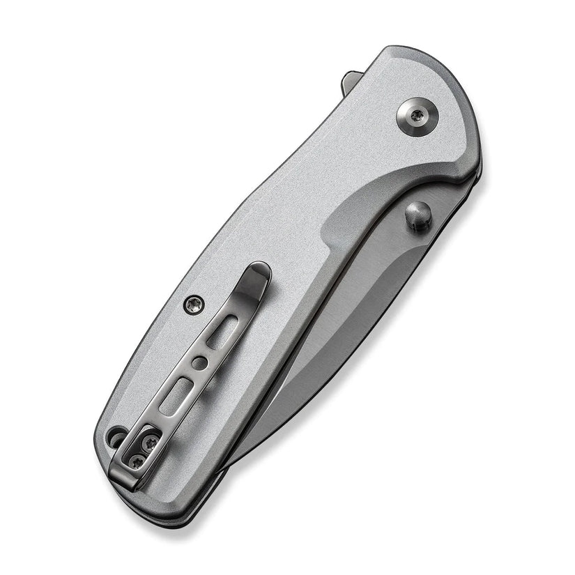 Sencut ArcBlast S22043B-2 - 2.98" 9Cr18MoV Satin Blade, Silver Aluminium Handle