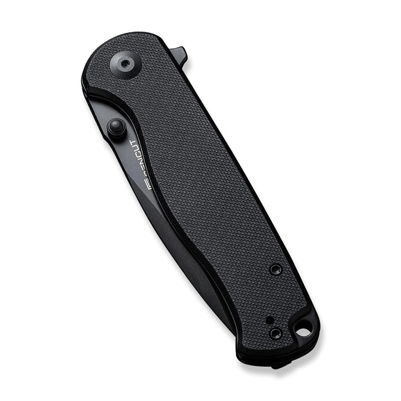 Sencut Errant S23054B-1 - 3.45" 9Cr18MoV Black Blade, Black G10 Handle