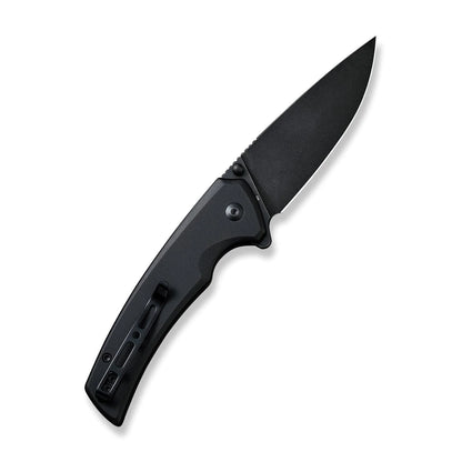 Sencut Serene Black S21022B-1 - 3.48" Black Stonewashed D2, Black Aluminium