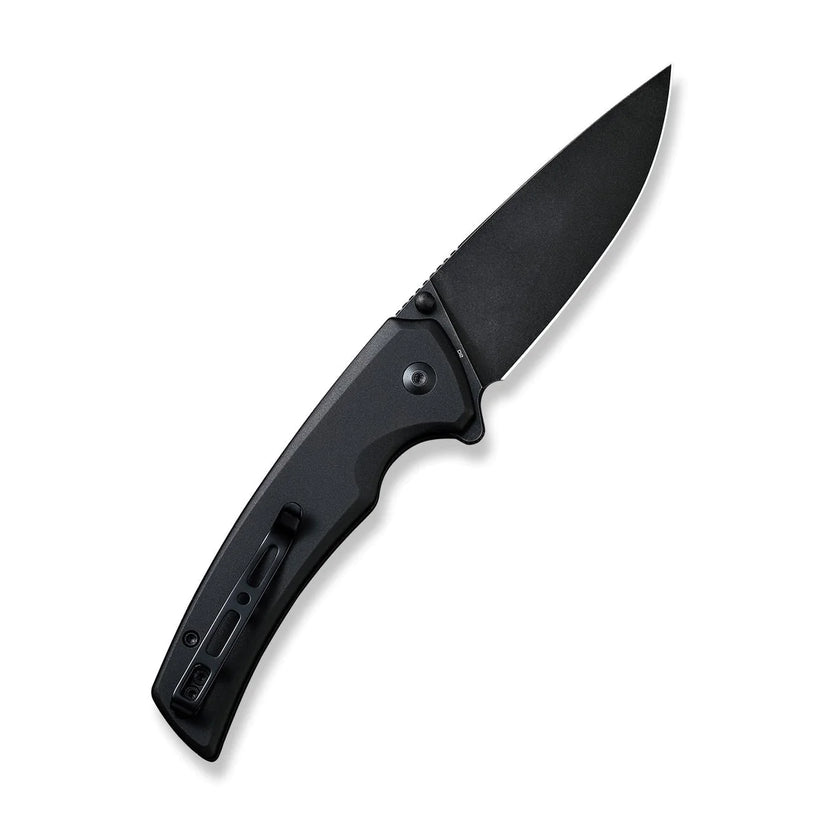 Sencut Serene Black S21022B-1 - 3.48" Black Stonewashed D2, Black Aluminium
