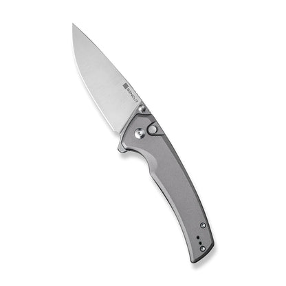 Sencut Serene Grey S21022B-3 - 3.48" Satin D2, Grey Aluminium