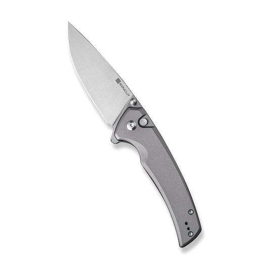 Sencut Serene Grey S21022B-3 - 3.48" Satin D2, Grey Aluminium