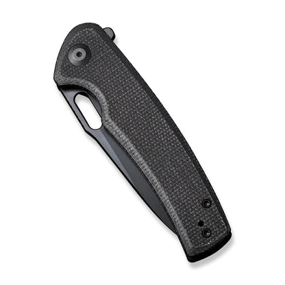 Sencut Vesperon Black S20065-3 - 3.35" Black 9Cr18MoV, Black Micarta