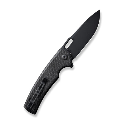 Sencut Vesperon Black S20065-3 - 3.35" Black 9Cr18MoV, Black Micarta