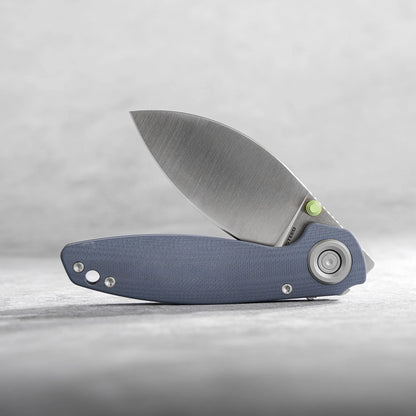 Vosteed Shilin Cutter A2809 - 2.9" 154CM Satin Blade, Blue G10 Handle