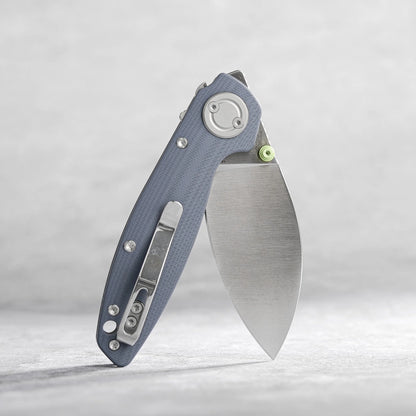 Vosteed Shilin Cutter A2809 - 2.9" 154CM Satin Blade, Blue G10 Handle