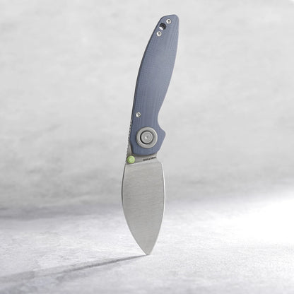 Vosteed Shilin Cutter A2809 - 2.9" 154CM Satin Blade, Blue G10 Handle