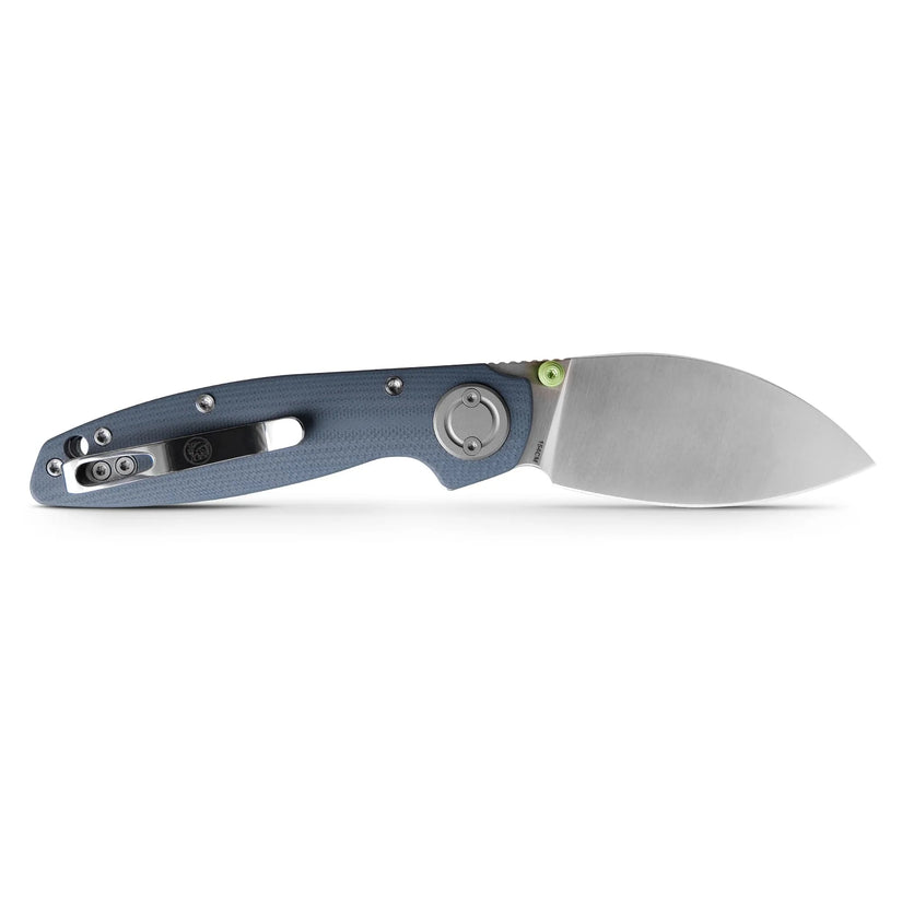 Vosteed Shilin Cutter A2809 - 2.9" 154CM Satin Blade, Blue G10 Handle
