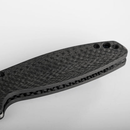 Vosteed Shilin Cutter A2810 - 2.9" Elmax Satin Blade, Carbon Fibre Handle