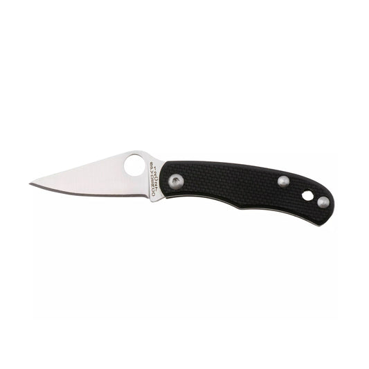 Spyderco Bug C133GBKP - 1.27" 12C27 Stainless Blade, Black G10