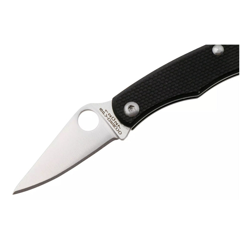 Spyderco Bug C133GBKP - 1.27" 12C27 Stainless Blade, Black G10