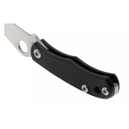 Spyderco Bug C133GBKP - 1.27" 12C27 Stainless Blade, Black G10