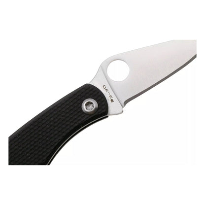 Spyderco Bug C133GBKP - 1.27" 12C27 Stainless Blade, Black G10