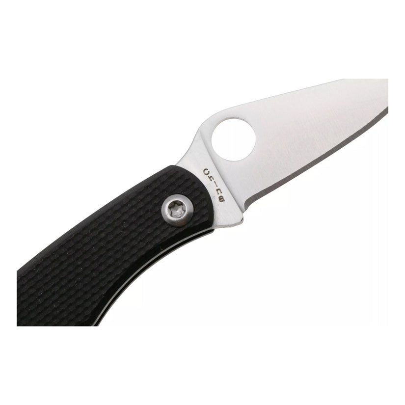 Spyderco Bug C133GBKP - 1.27" 12C27 Stainless Blade, Black G10
