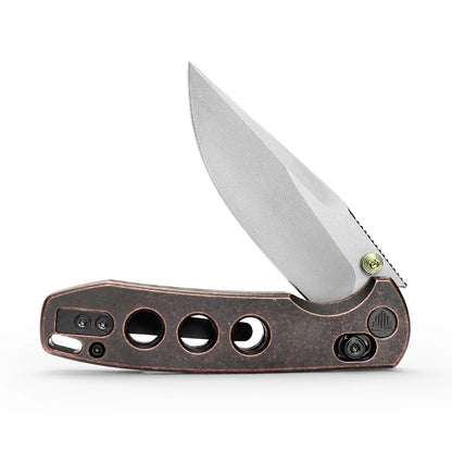 Trivisa Butterfly-CU - 2.99" 14C28N Stonewashed Blade, Copper Handle