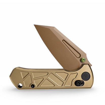 Trivisa Skarn-RG - 2.9" M390 Rose Gold Blade, Titanium Handle