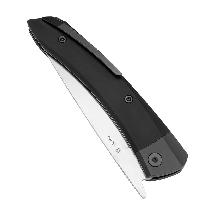 Kizer Momo - 4.17" 154CM Satin Blade, Black Aluminium Handle - V4663C1