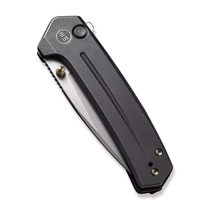 WE Knife Culex WE21026B-3 - CPM-20CV Silver Bead Blasted, Black Titanium Handle