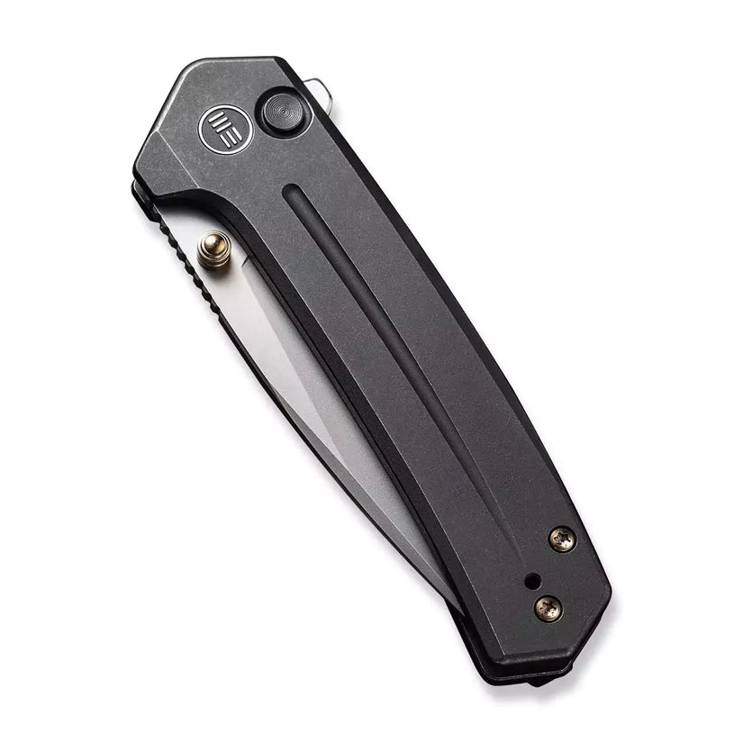 WE Knife Culex WE21026B-3 - CPM-20CV Silver Bead Blasted, Black Titanium Handle