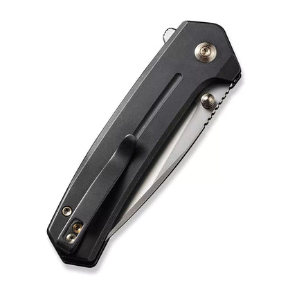 WE Knife Culex WE21026B-3 - CPM-20CV Silver Bead Blasted, Black Titanium Handle