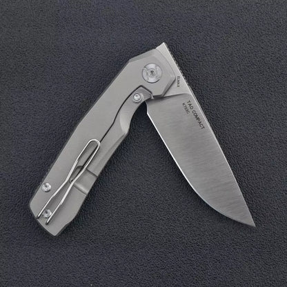 Kunwu Knives TAO Compact - Elmax Blade, Titanium Frame Lock - K703C