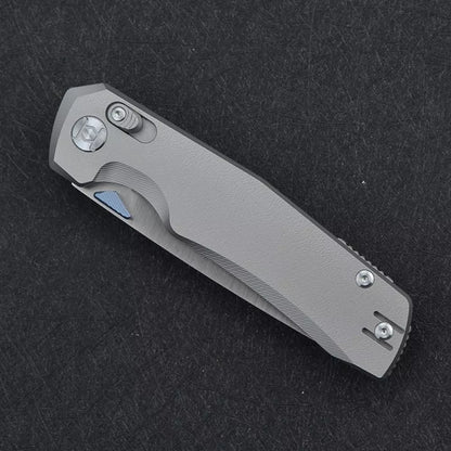 Kunwu Knives X-TAO - Elmax Blade, XT Bar Lock, Titanium Handles - X703T