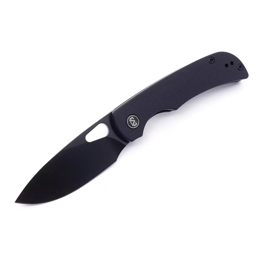 Miguron Knives Moyarl - 3.5" 14C28N Black PVD Blade, Black G10 Handle