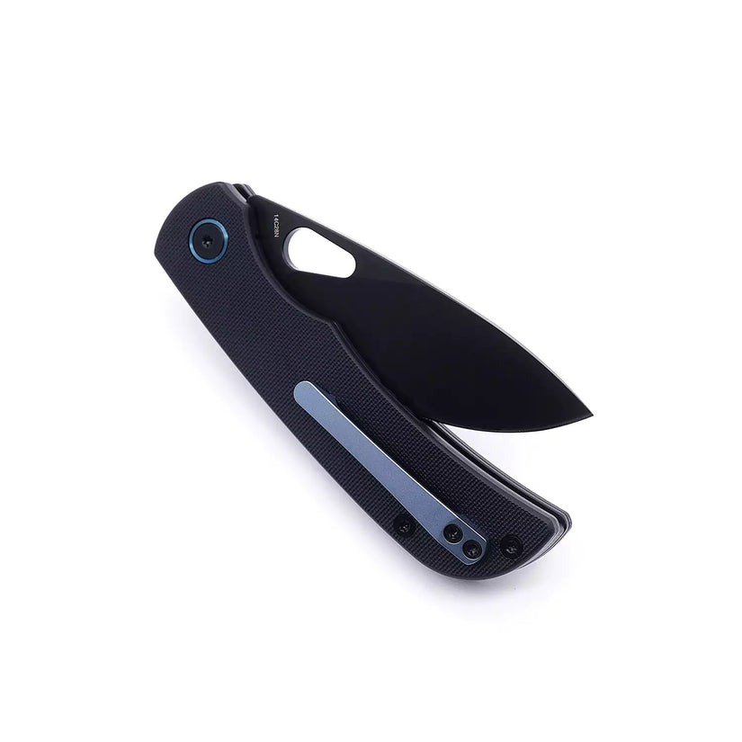 Miguron Knives Moyarl - 3.5" 14C28N Black PVD Blade, Black G10 Handle